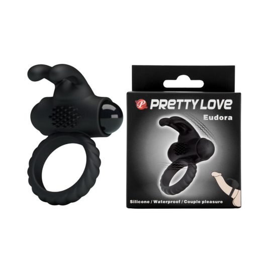 Anillo vibrador con Estimulador Eudora – Pretty Love BI-026219