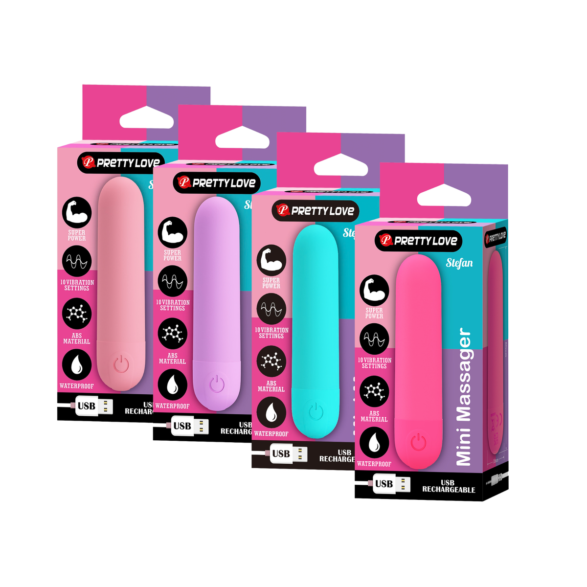 Bala vibradora Recargable BI-300085H