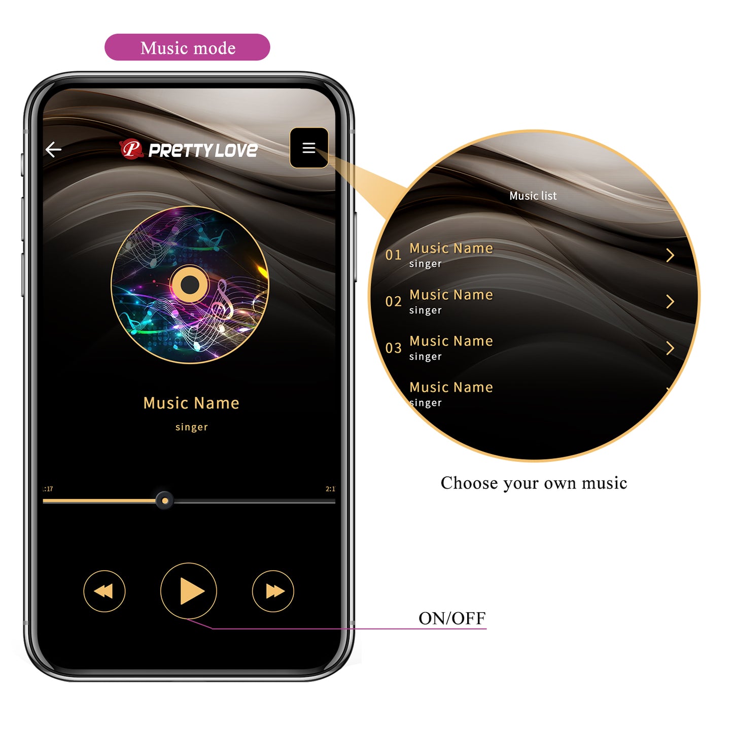 - PREVENTA - Vibrador de conejo con APP BI-014420HP