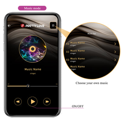- PREVENTA - Vibrador de conejo con APP BI-014420HP
