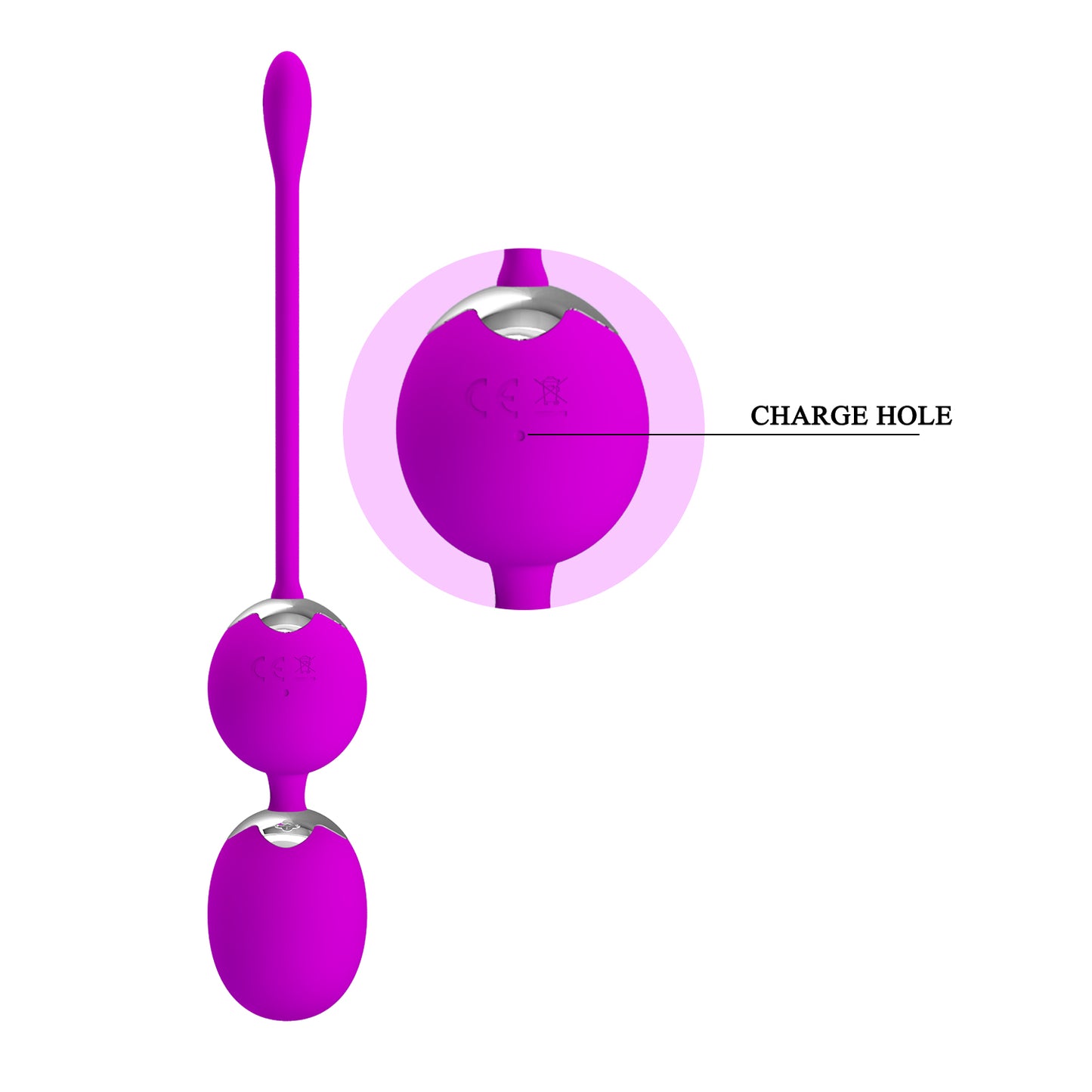 - PREVENTA - Bolas kegel vibradora a control  BI-014548W