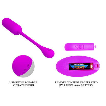 - PREVENTA - Huevo Vibrador a control  BI-014867W