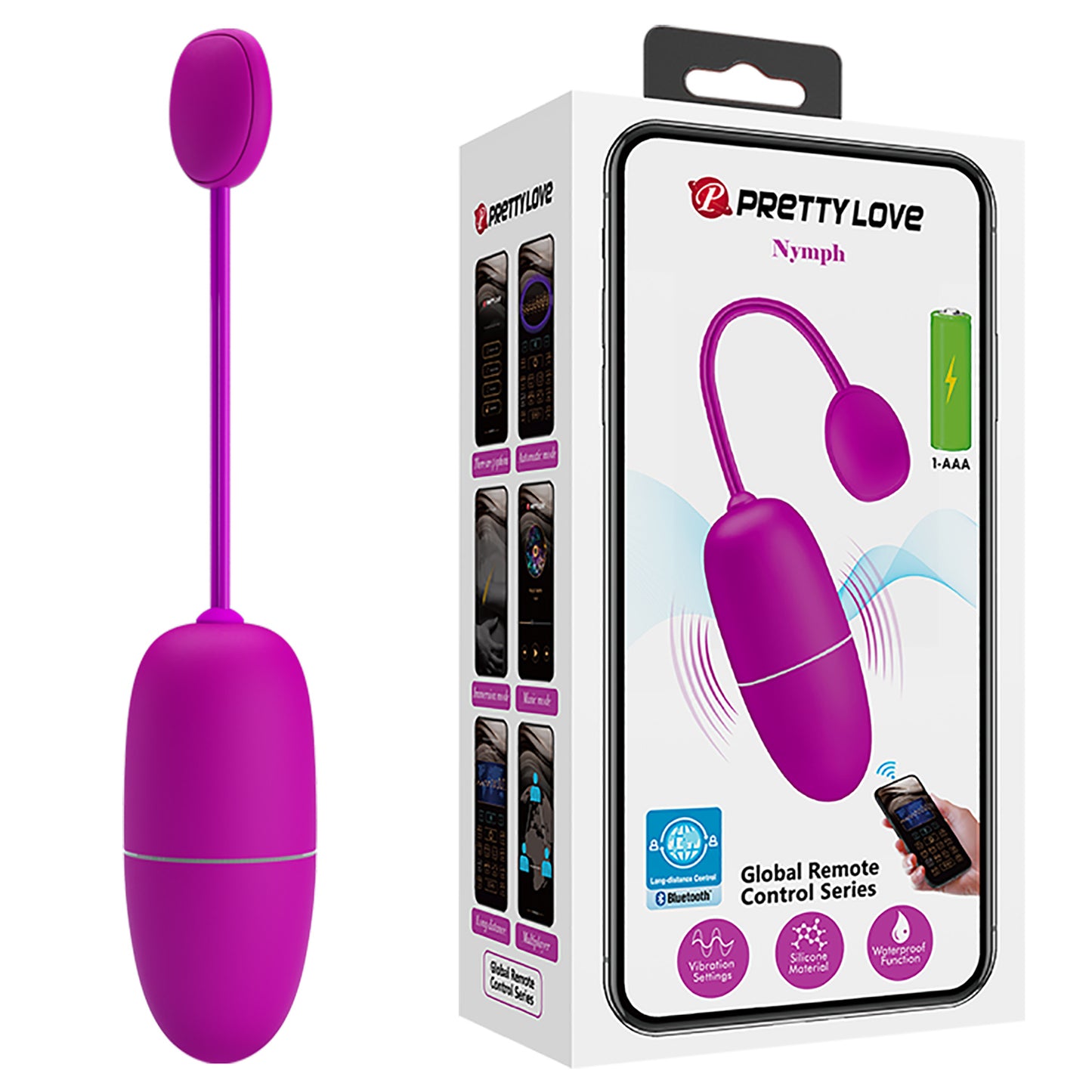 - PREVENTA - Huevo Vibrador a control APP  BI-014895HP