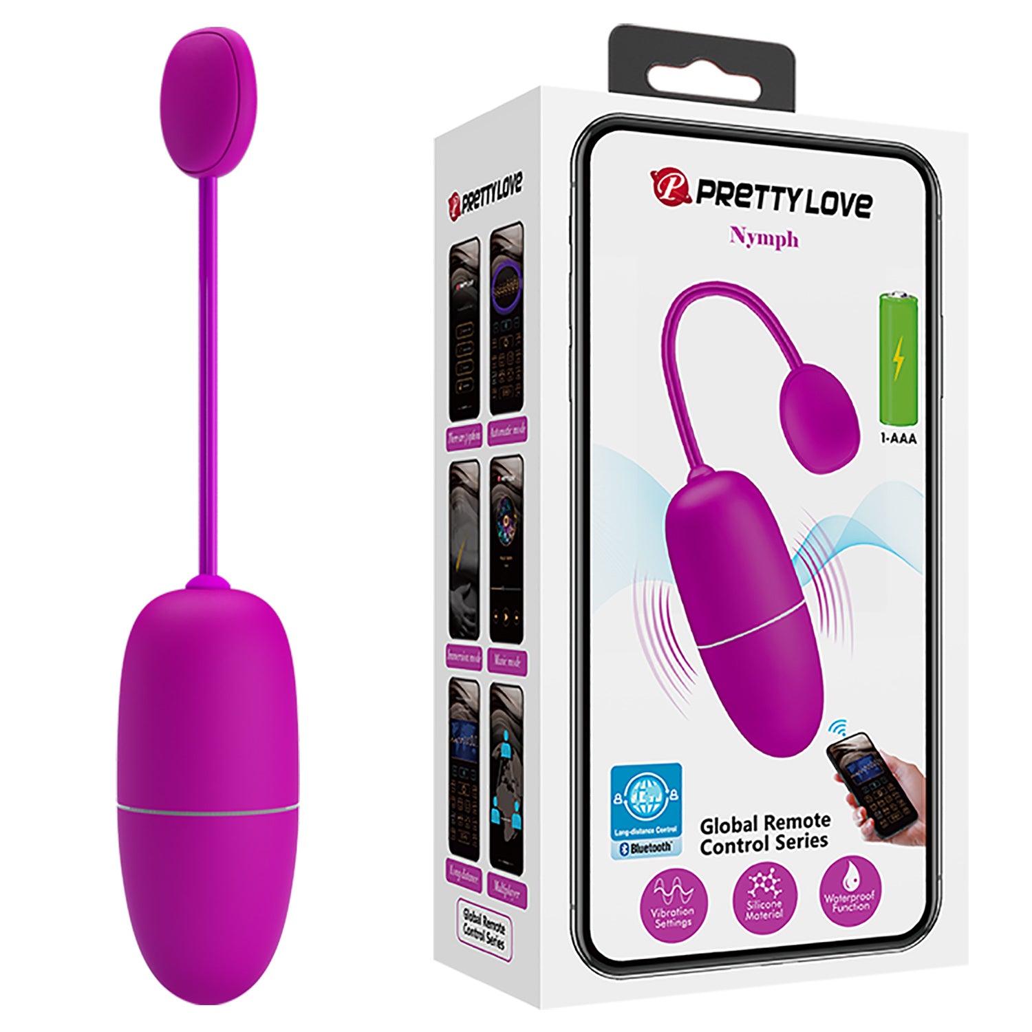 - PREVENTA - Huevo Vibrador a control APP  BI-014895HP