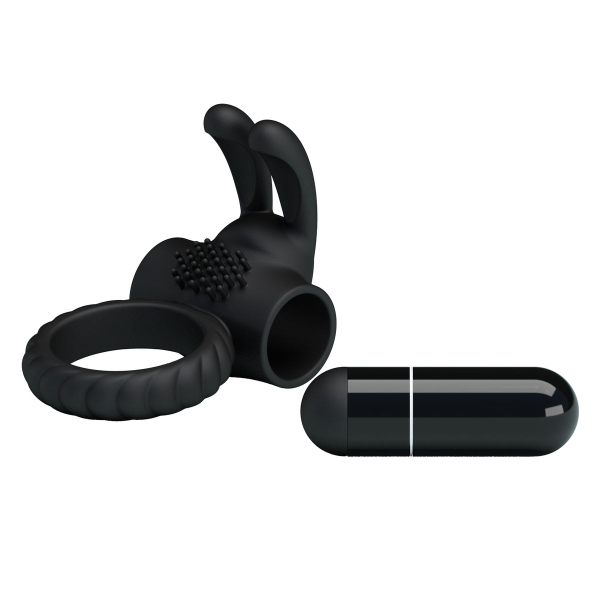 Anillo vibrador con Estimulador Eudora – Pretty Love BI-026219
