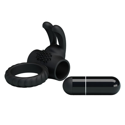 Anillo vibrador con Estimulador Eudora – Pretty Love BI-026219