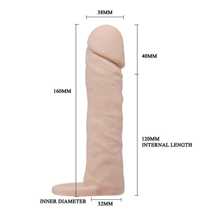 Funda agrandadora para pene +4cm BI-026228