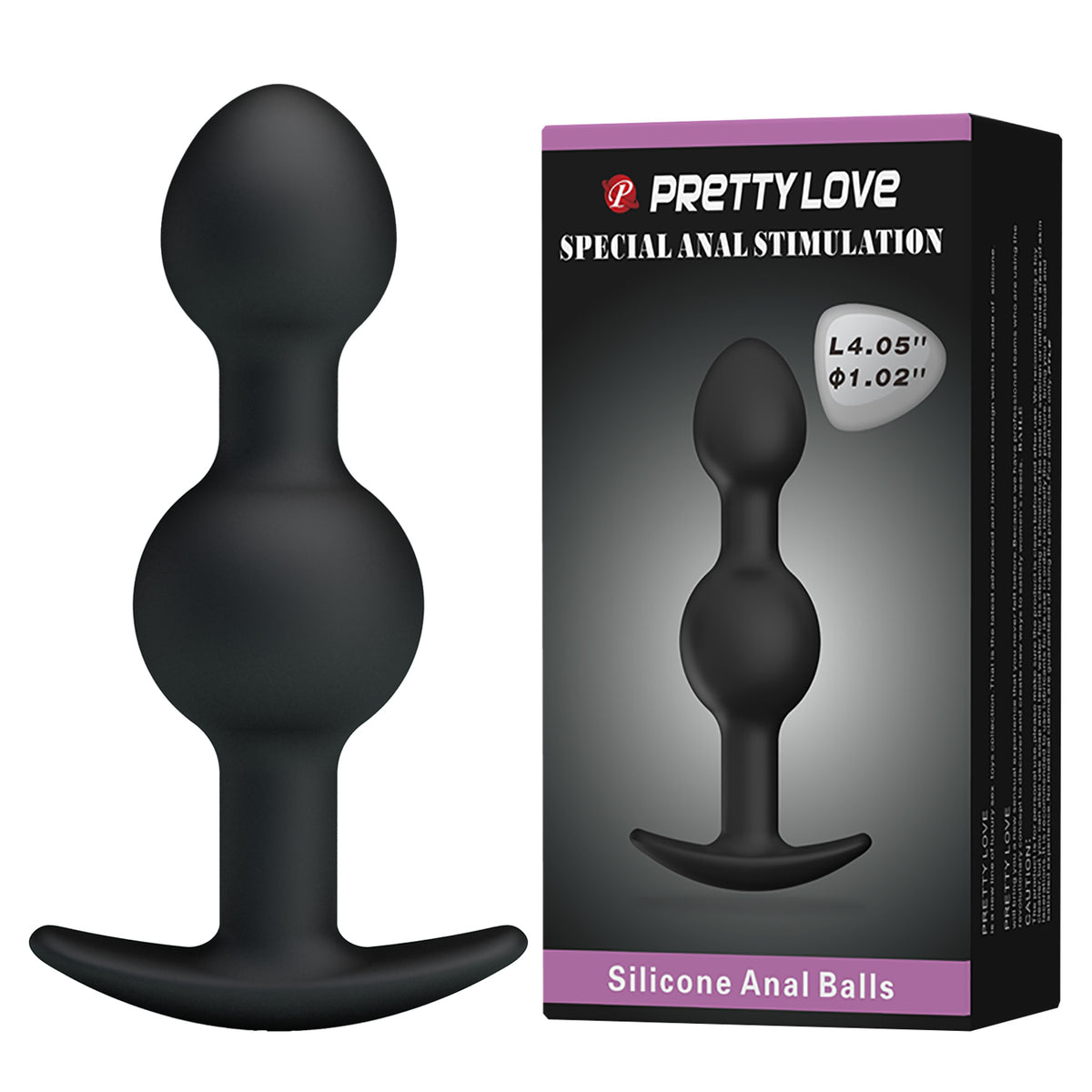 Plug anal con pesas internas BI-040034
