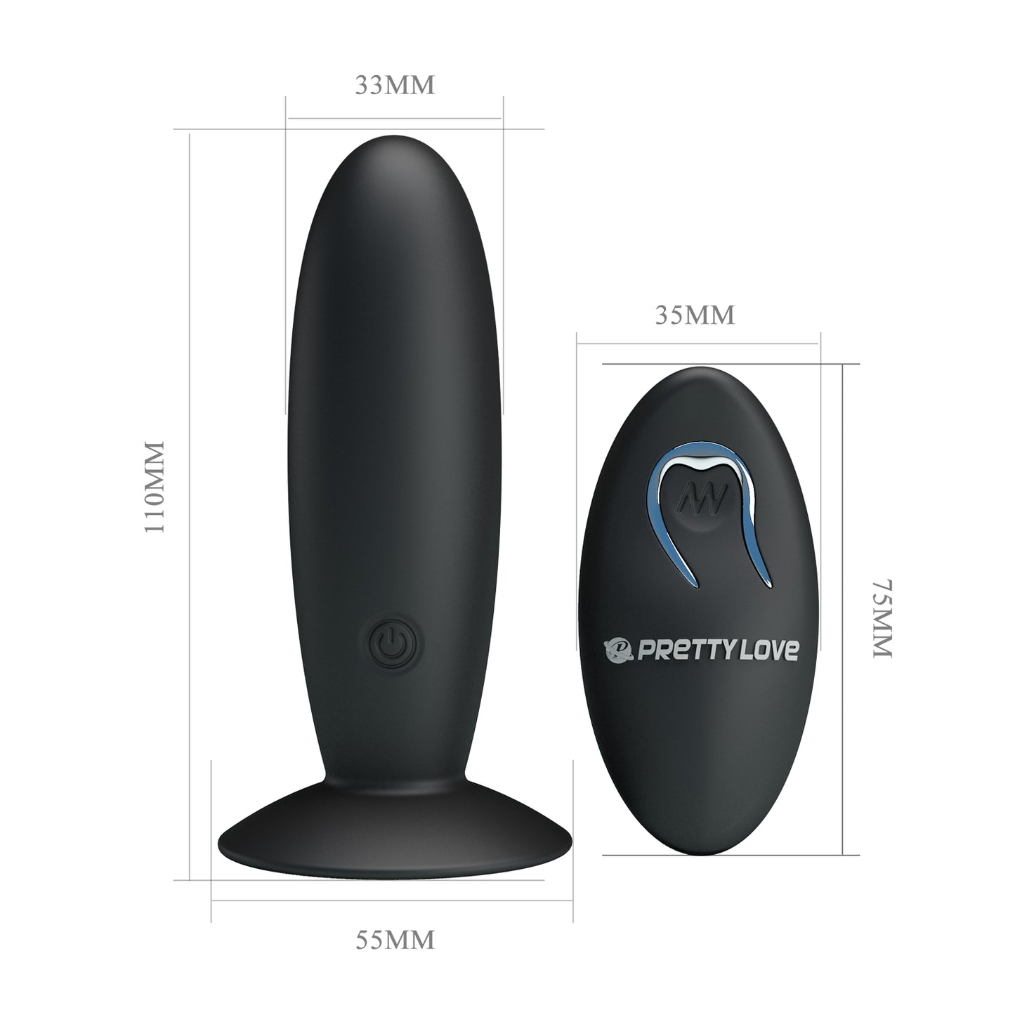 - PREVENTA - Plug vibrador a control  BI-040045W