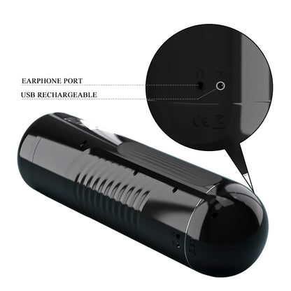 Masturbador masculino Automatico con Voz y Rotación BM-00900T57