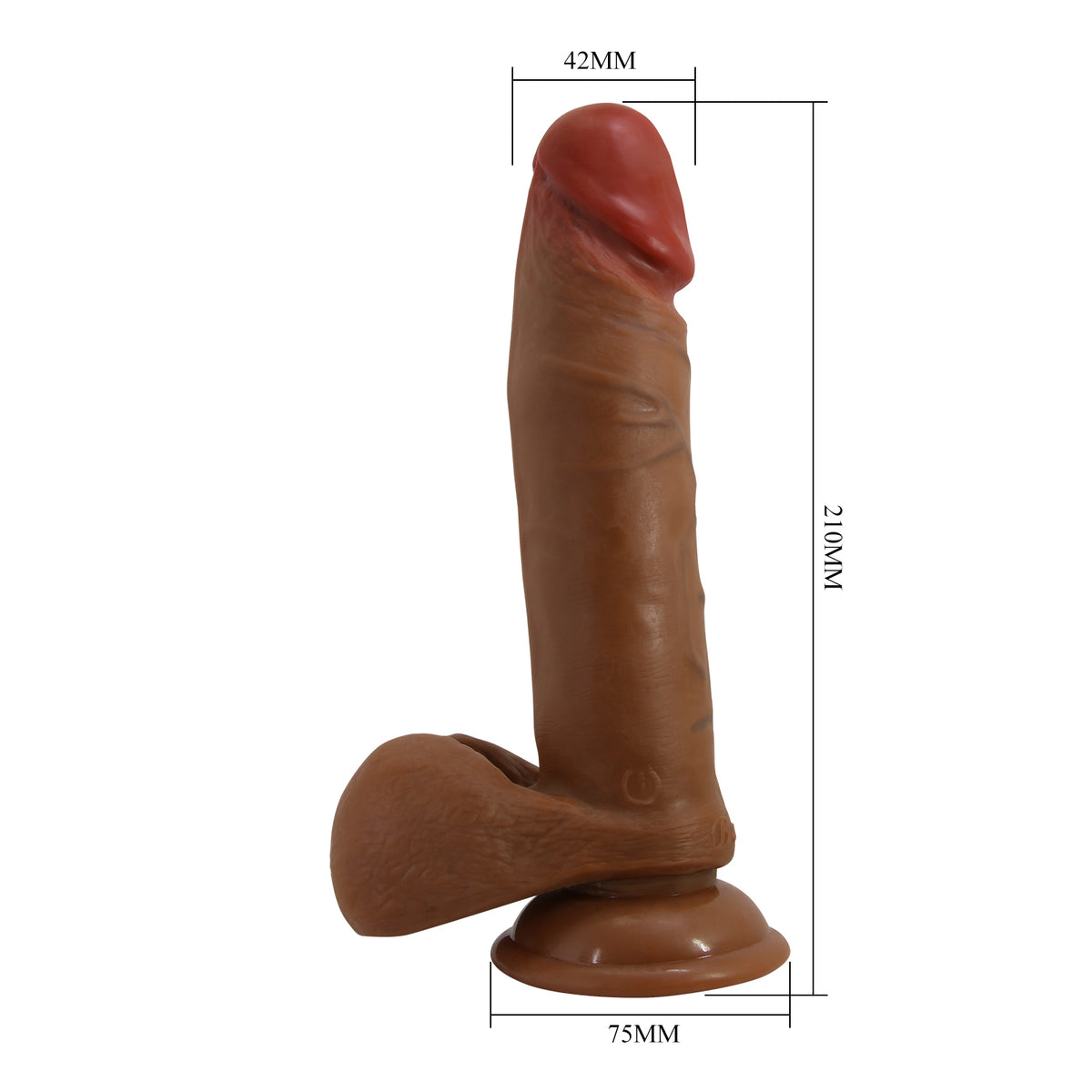 - PREVENTA - Dildo realista percutor vibrador BW-008017EA