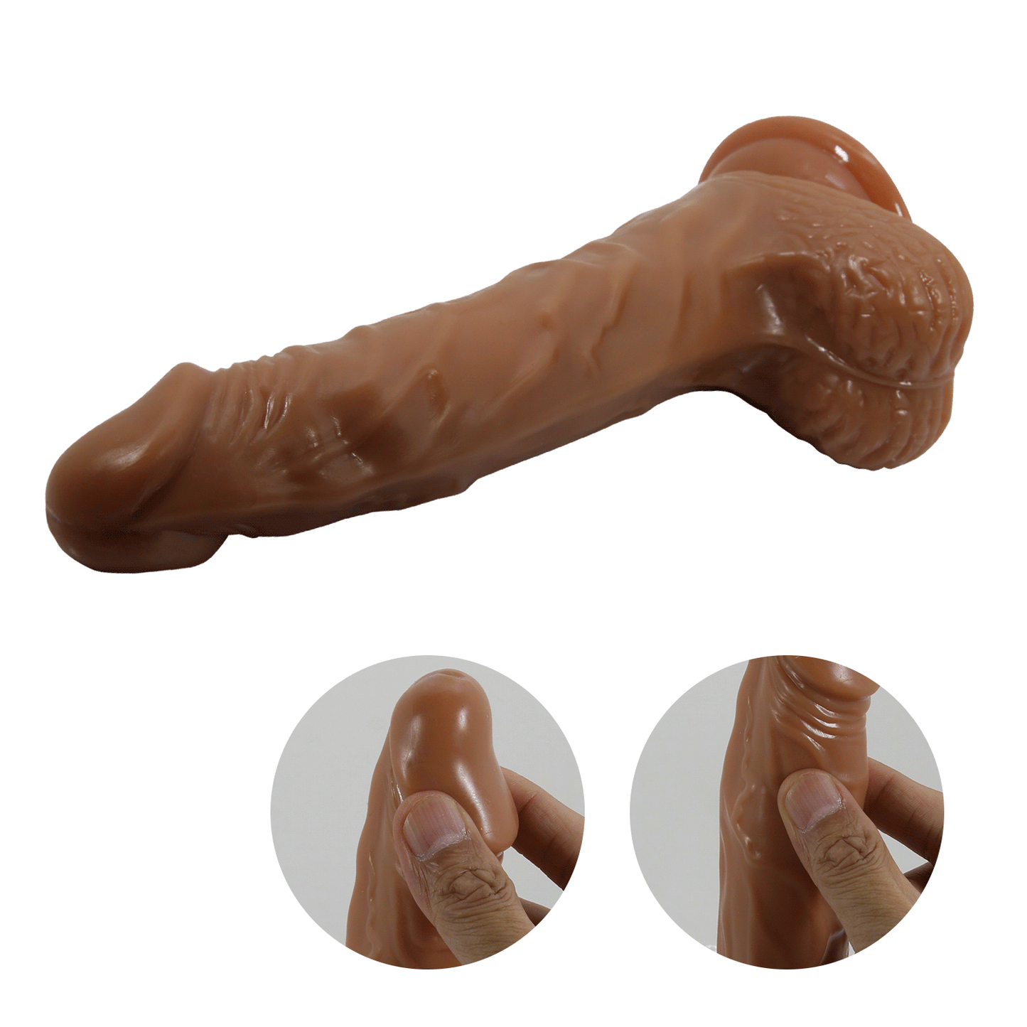 - PREVENTA - Dildo realista percutor vibrador BW-008080EAW