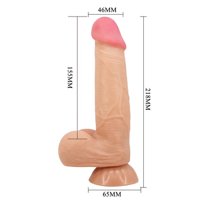 Dildo realista vibrador Cass BW-008105ZRG