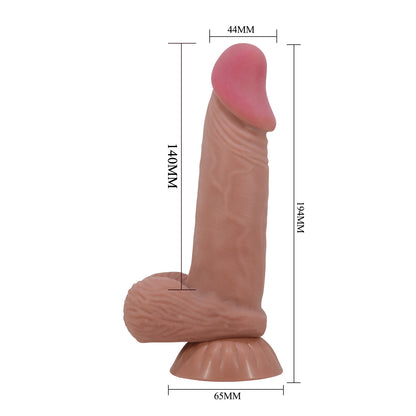 Dildo realista Masturbable Duvall PRETTYLOVE BW-008108NRG-1