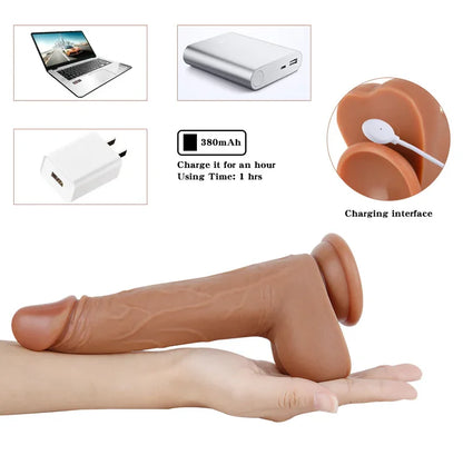 Dildo percutor a control Scorpio 1.0 MF1018