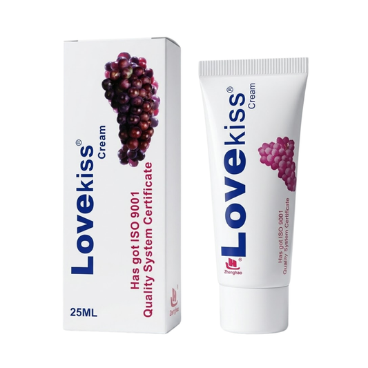 Lubricante Comestible Sabor Uva 25 ml Lovekiss No.131