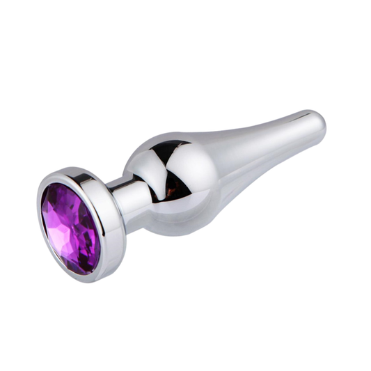 Plug metálico con joya Talla M JX-056M