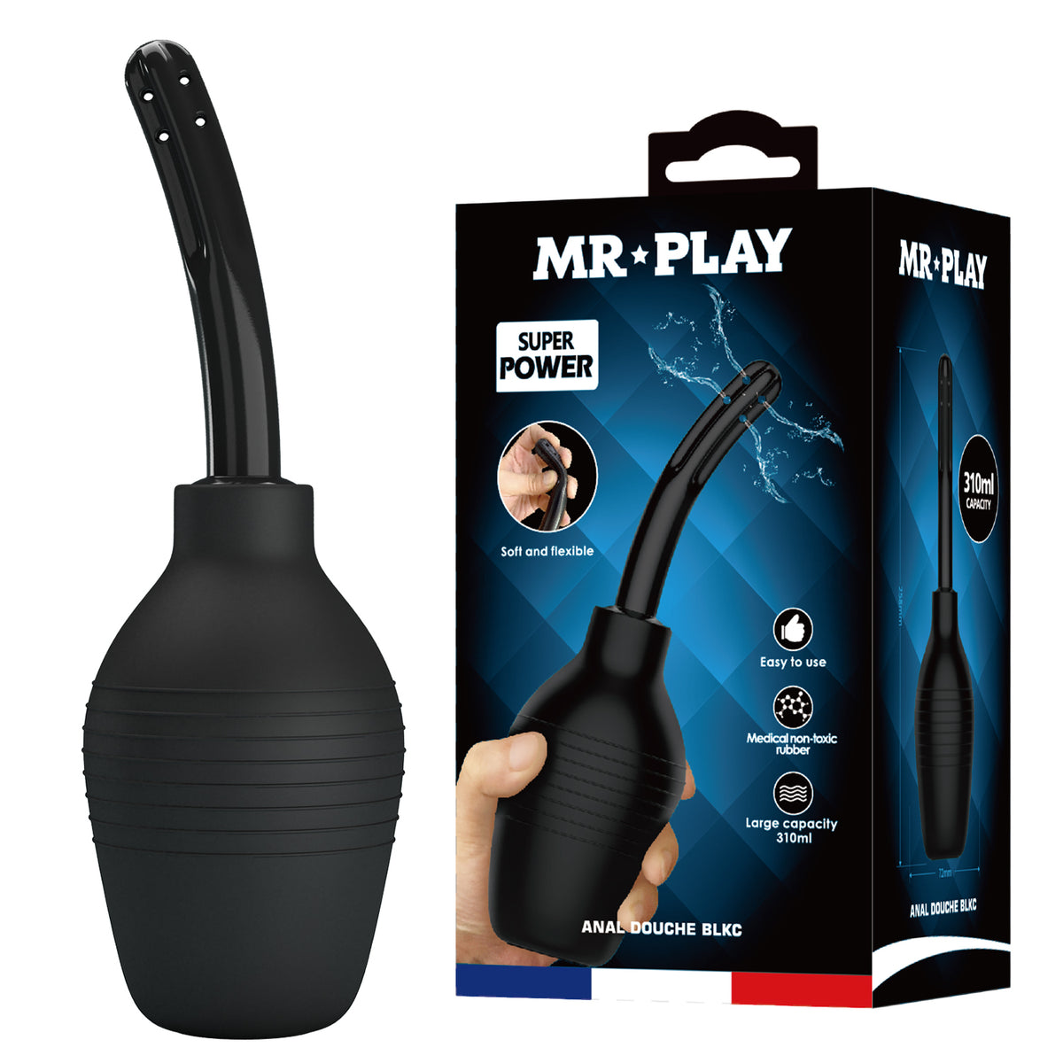 Enema ducha anal PRETTYLOVE QX-003-MR-1