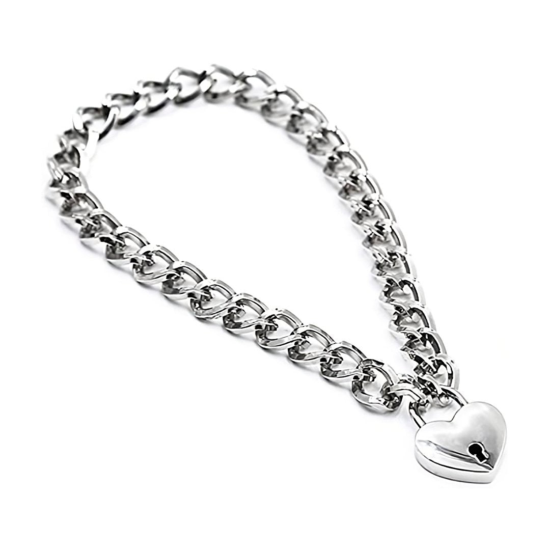 Collar candado de corazón RYWC-250 OUTLET / 10 uds★