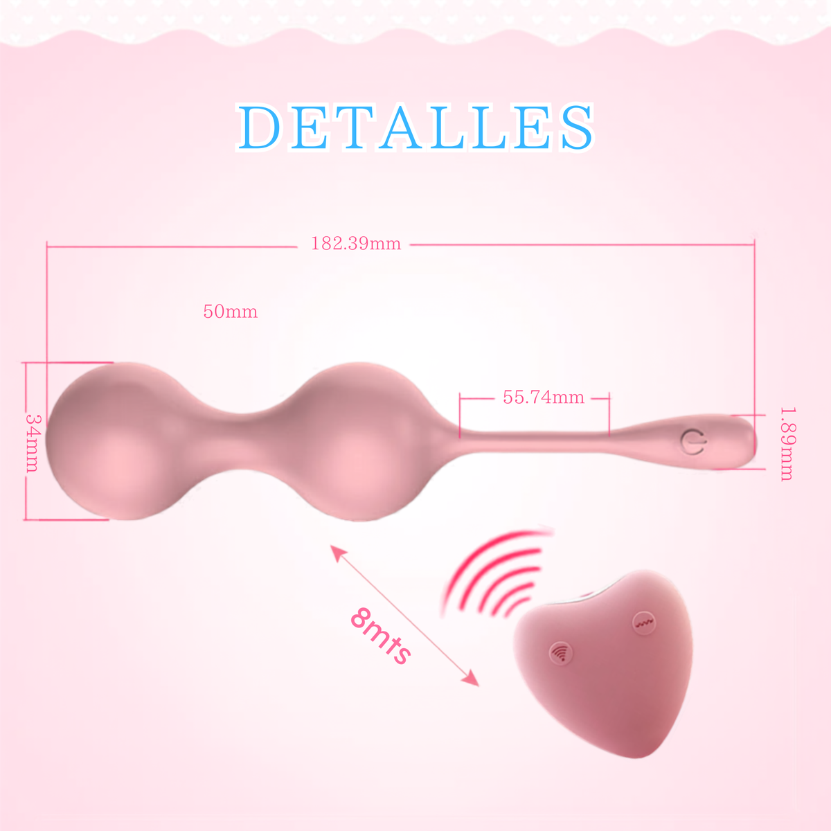 - PREVENTA - Bolas kegel vibradoras Con control
