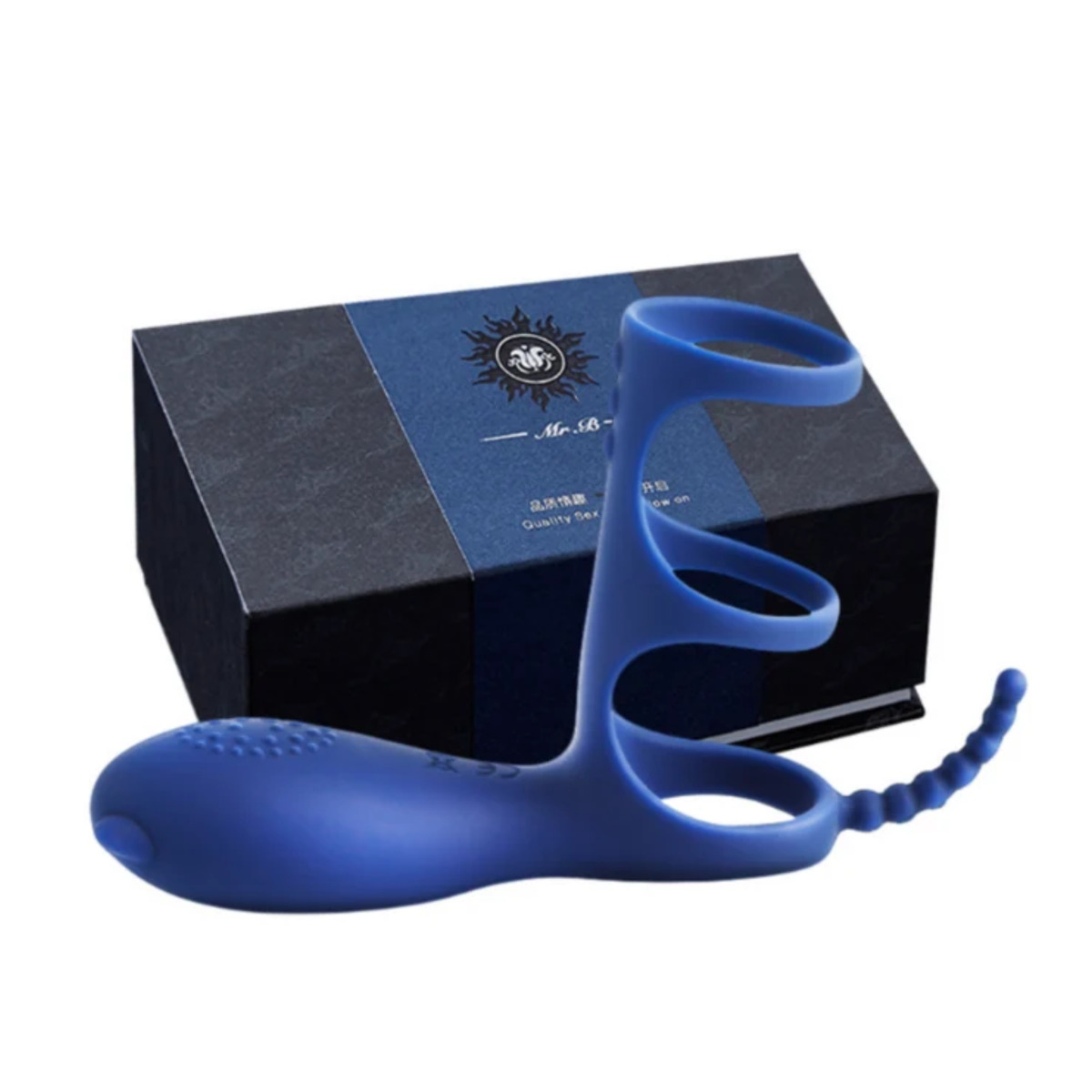 Anillo Vibrador para Pene con Extensión Anal 	MRB-006