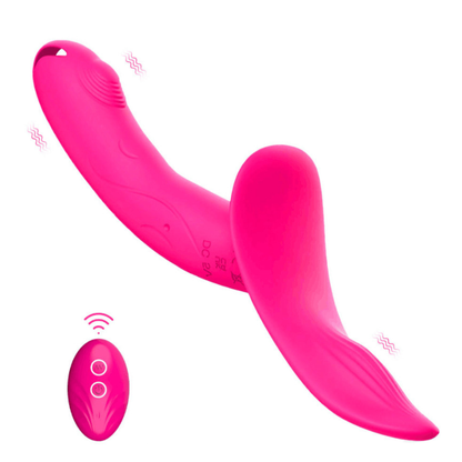 Vibrador Doble con Arnés MY-1202