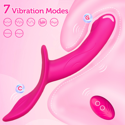 Vibrador Doble con Arnés MY-1202