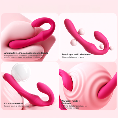 Vibrador Doble Con control MY-1206