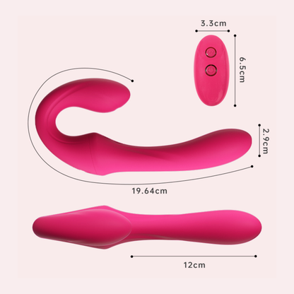 Vibrador Doble Con control MY-1206