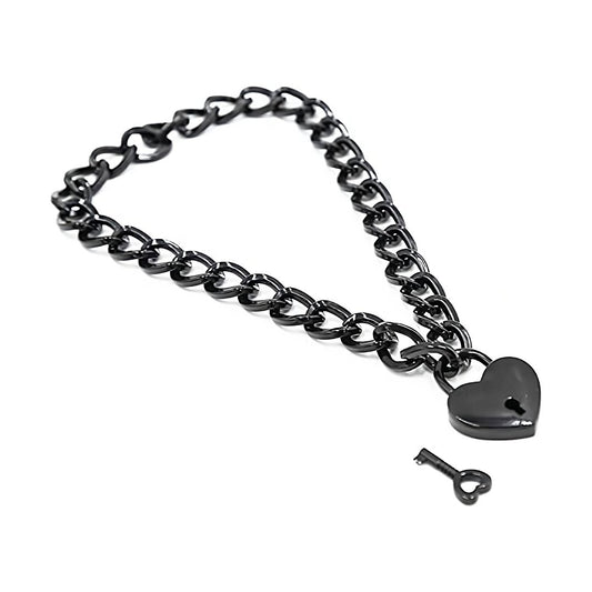Collar candado de corazón RYWC-250-B