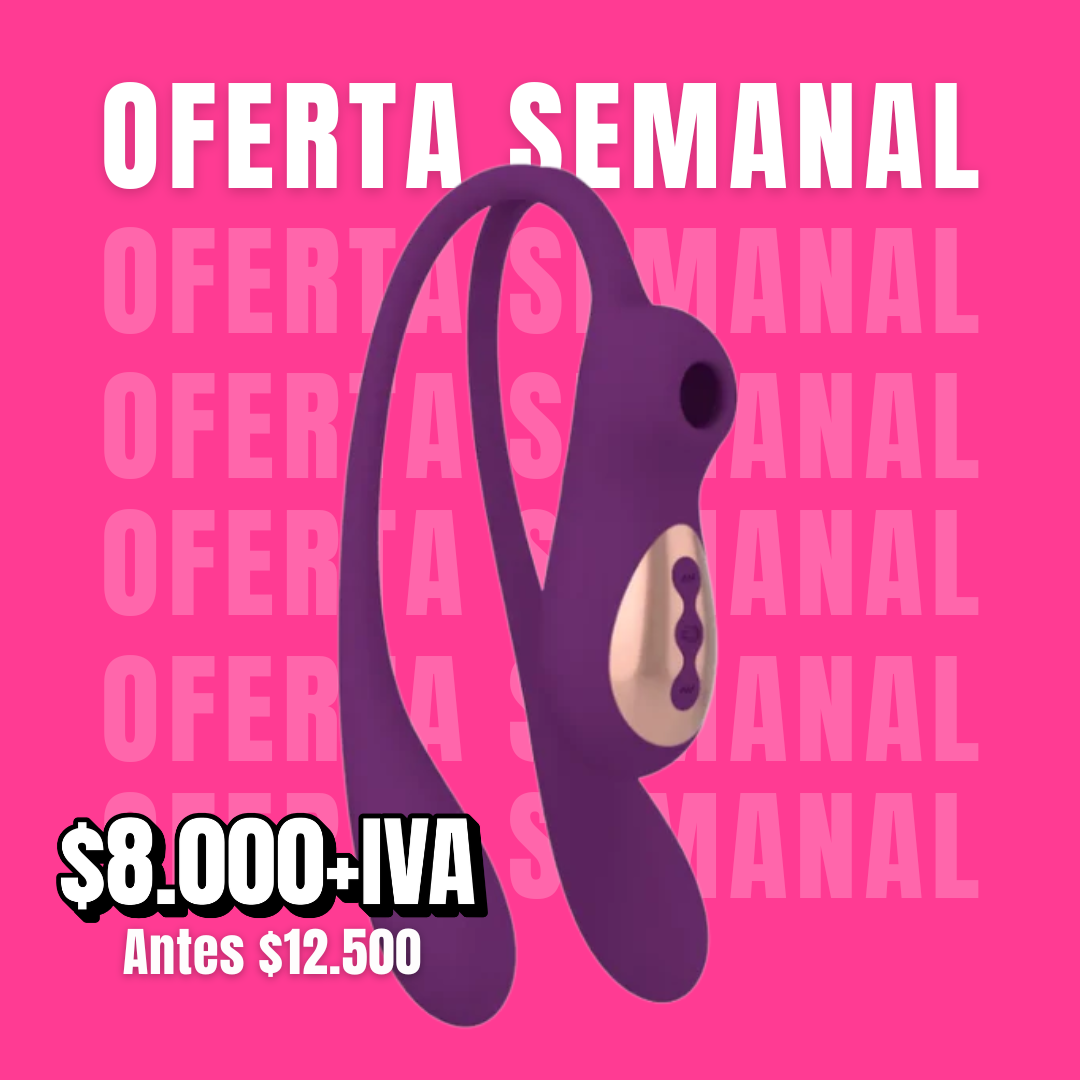 - OFERTA SEMANAL - Succionador y vibrador doble BunnyDuo AVB319PU