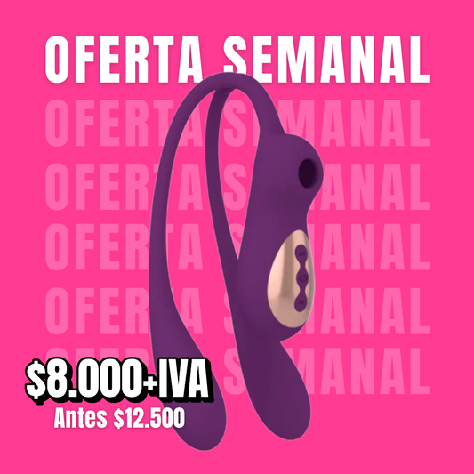 - OFERTA SEMANAL - Succionador y vibrador doble BunnyDuo AVB319PU