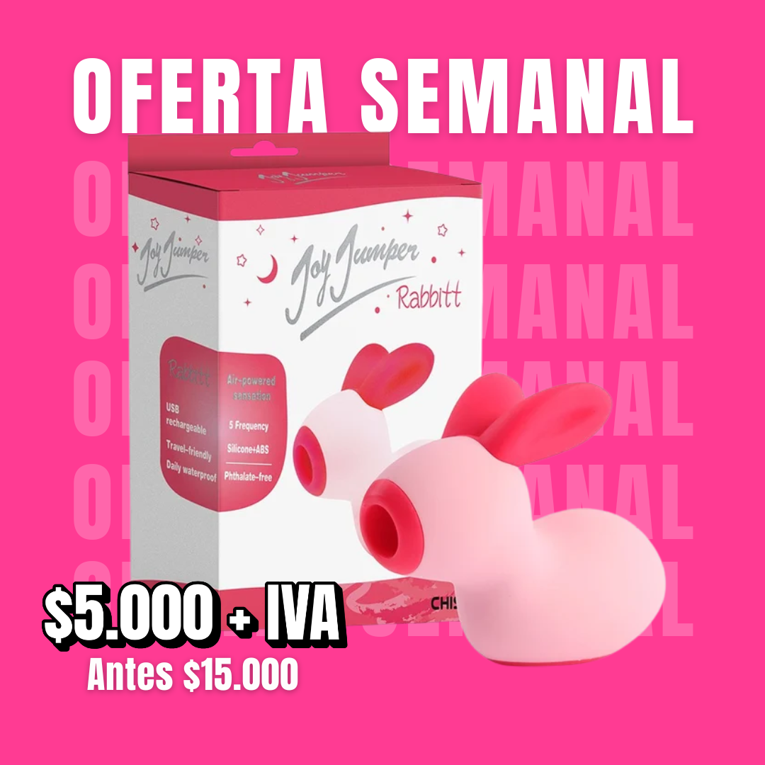- OFERTA SEMANAL - Insuflador vibrador Rabbit Pink CHISA  CN-534388486